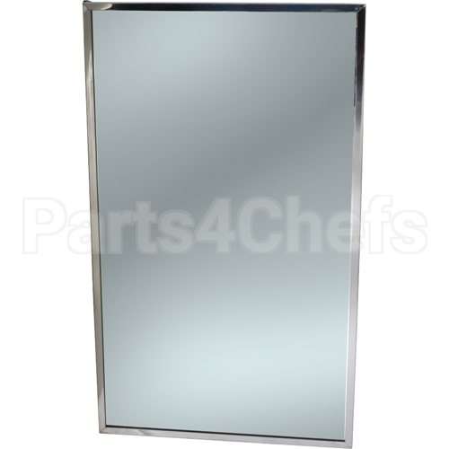 B165-1830 Compatible Bobrick Mirror, Framed30"H X 18"W, S/S