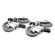 B241 Compatible Ayrking Caster Set - (4) Locking 5 Dia