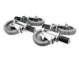 B241 Ayr King Caster Set - (4) Locking 5 Dia