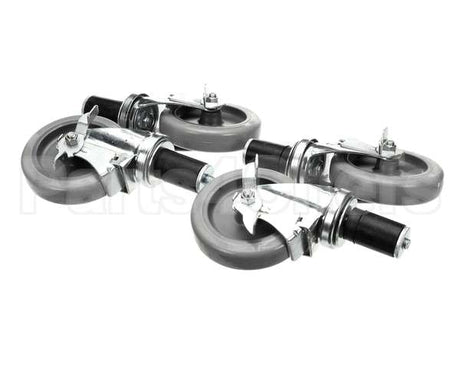B241 Ayr King Caster Set - (4) Locking 5 Dia