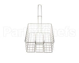 B313 Ayr King Half-Size S/S Wire Basket W/ H