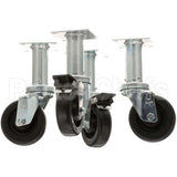 B3901504 Compatible Pitco Casters, 4"Wheel, 9"Lift, 4 Pk