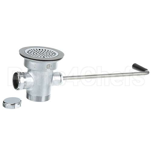 B3942 Compatible TS Brass Waste Drain Valve, Twist, 3" X 2"