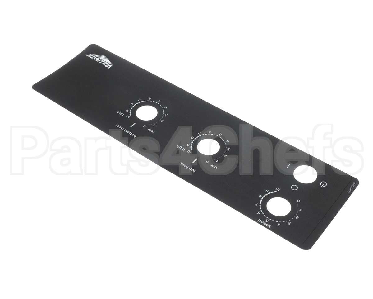 B401401 Vollrath Label, Control Ct4