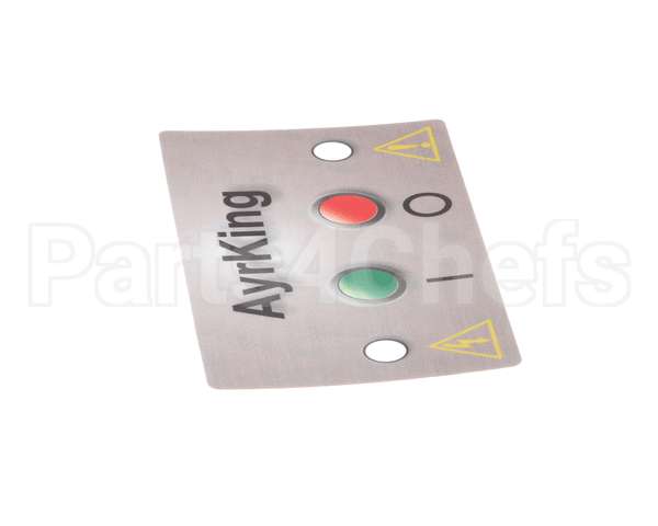 B531 Ayr King Mylar Control Board Sticker Fo