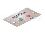 B531 Ayr King Mylar Control Board Sticker Fo