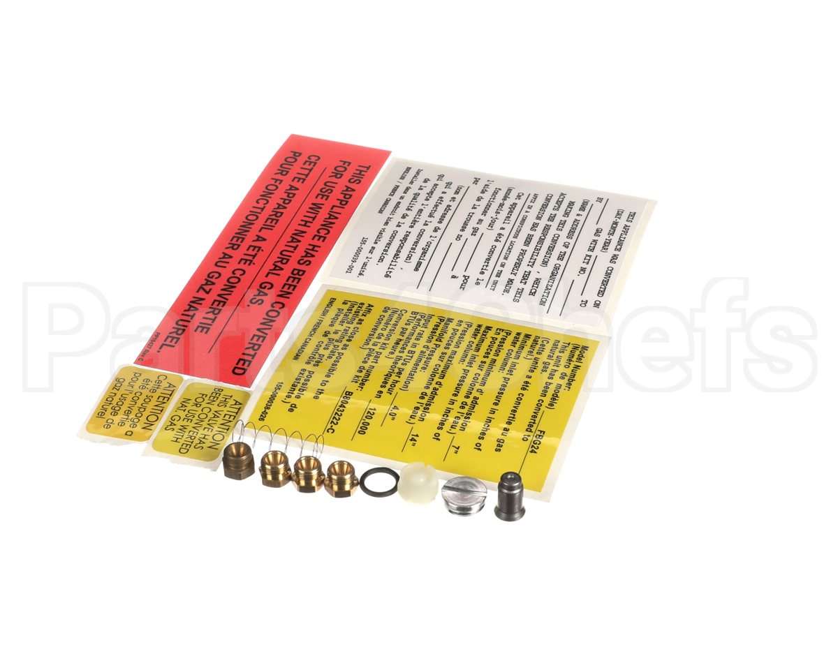 B8043222-C Pitco Pg,Cnv Fbg24 Lp To Nat Vr820