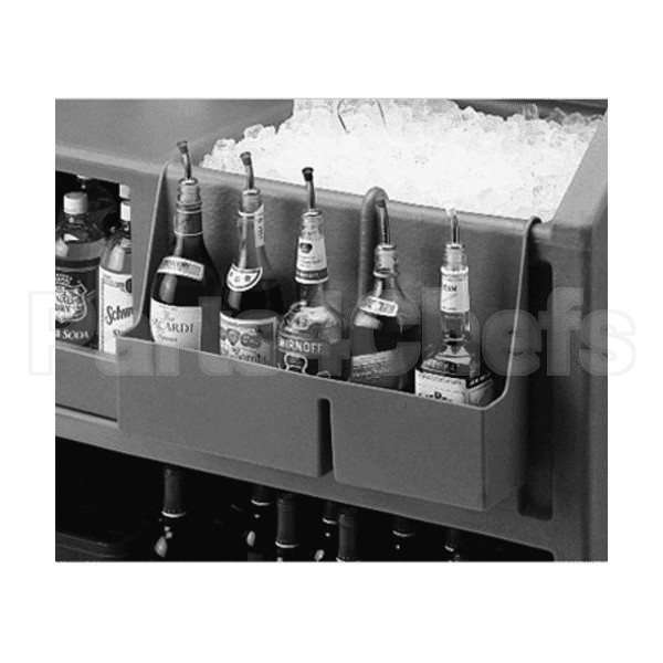 BAR54SR110 Compatible Cambro Speedrail, 5-Bottle, 19-1/2"L X 4-5/16"