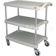 BC1627-34G-SR Compatible Intermetro Cart, Utility, 3 Shelf, Gray