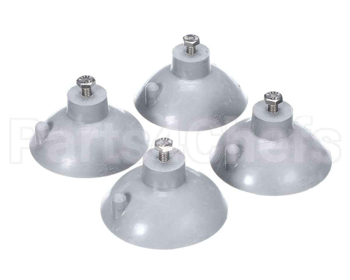BCC42-2-10K Biro Suction Cup Mounting Kit (Set Of 4 Cups)