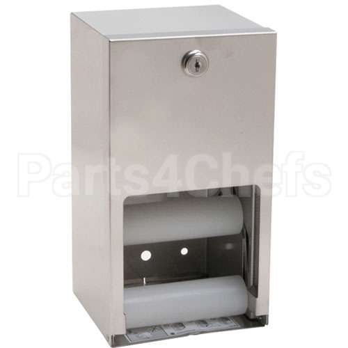 BDY5402-000000 Compatible Bradley Dispenser, Tissue, 2 Roll, S/S