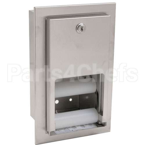 BDY5412 Compatible Bradley Dispenser, Tissue, Recessed, S/S