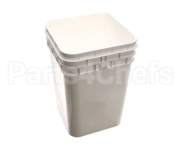 BK-0010-1 Stoelting Bucket; White Plastic