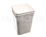 BK-0010-1 Stoelting Bucket; White Plastic