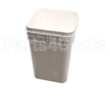 BK-0010-1 Stoelting Bucket; White Plastic