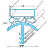 BLRB16546 Compatible Bally Door Gasket