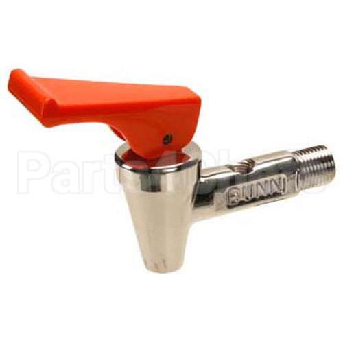 BU02596.1004 Compatible Bunn Faucet, Self-Serve, Orange Hdl