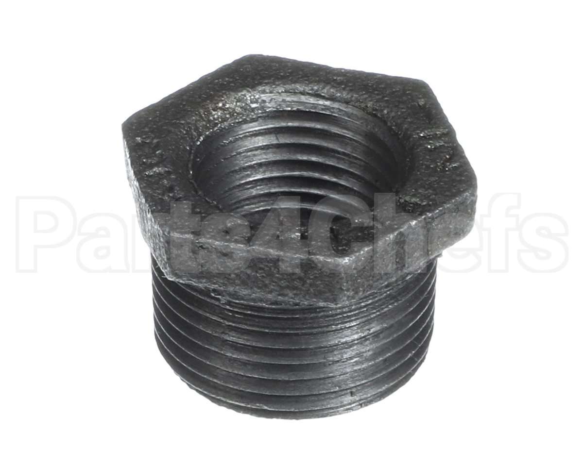 BUS01408 Trane Bushing; 3/4 X 1/2 Hex Bushing, Black Ir