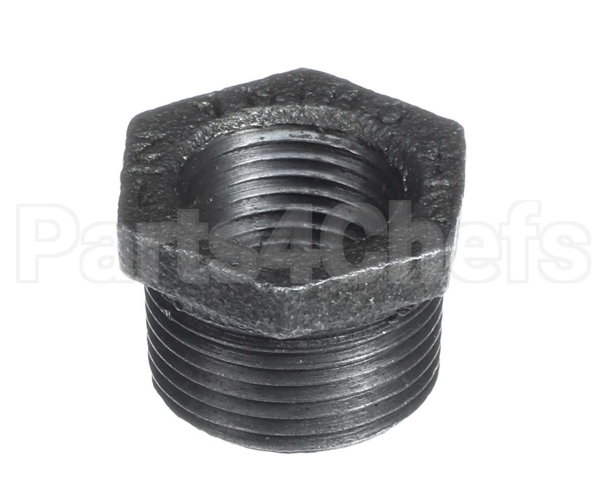 BUS01408 Trane Bushing; 3/4 X 1/2 Hex Bushing, Black Ir
