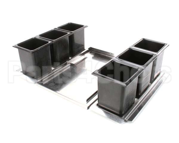 BW6-24R Perlick Ice Chest Bottle Wells, 6, Ts