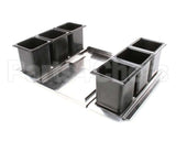 BW6-24R Perlick Ice Chest Bottle Wells, 6, Ts