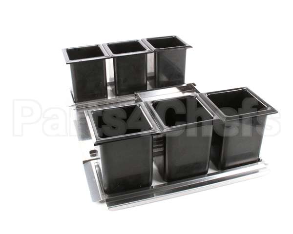 BW6-24R Perlick Ice Chest Bottle Wells, 6, Ts