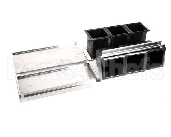 BW6-30R Perlick Ice Chest Bottle Wells, 6, Ts