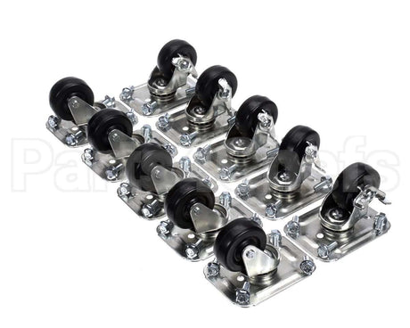 C-10X2 Glastender Caster, 2-1/2" H, Set Of Ten