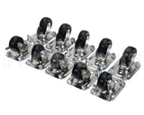 C-10X2 Glastender Caster, 2-1/2" H, Set Of Ten