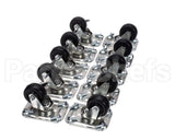 C-10X2 Glastender Caster, 2-1/2" H, Set Of Ten
