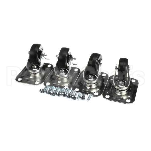 C-4X2 Compatible Glastender Caster, 2-1/2 H Set Of Four