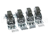 C-4X4-18 Glastender Caster Kit - 4 1/8" H Set Of 4