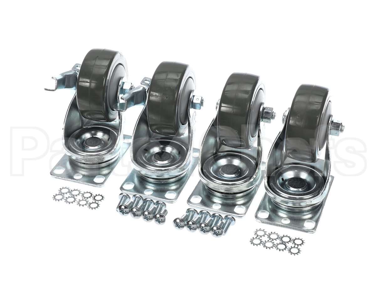 C-4X4-18 Glastender Caster Kit - 4 1/8" H Set Of 4