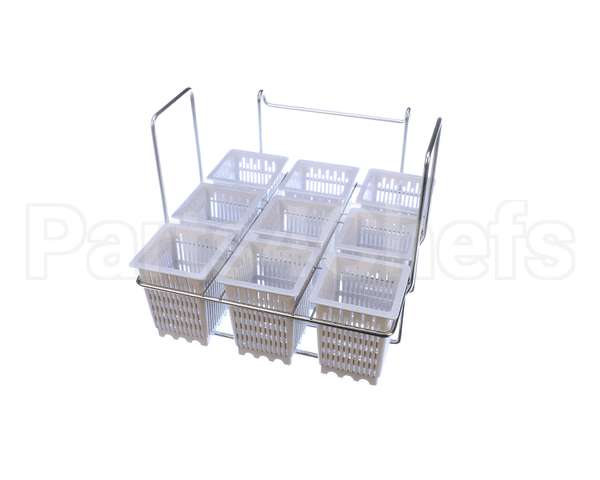 C10693-00 Pitco Set 9Ind Serv Basket With Rk Gpc