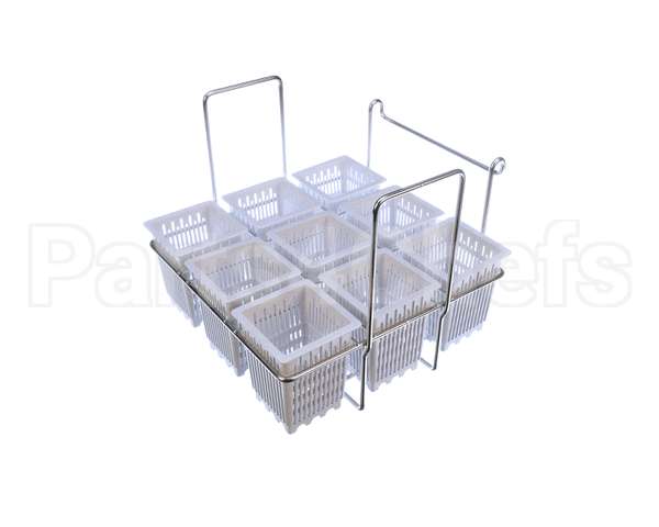 C10693-00 Pitco Set 9Ind Serv Basket With Rk Gpc