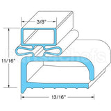 C32046-1 Compatible Perlick Door Gasket 20 1/8" X 32 5/8"