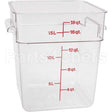 CAM18SFSCW135 Compatible Cambro Container Sq Clear 18Qt