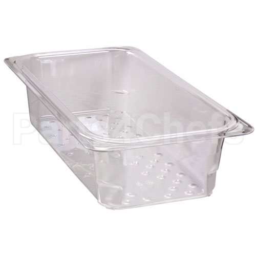 CAM33CLRCW135 Compatible Cambro Colander Food Pan 1/3X3 Clear
