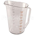 CAM400MCCW135 Compatible Cambro 4 Qt Measuring Cup-135 Clear