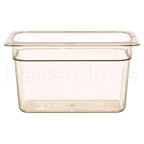 CAM46HP150 Compatible Cambro Pan, Food, H-Pan, 1/4, 6"D, Amber