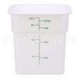 CAM4SFSP148 Compatible Cambro Container Sq 4Qt -148 Poly/White