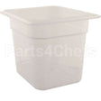 CAM66PP190 Compatible Cambro Pan 1/6 X 6 Plastic Semi-Clear