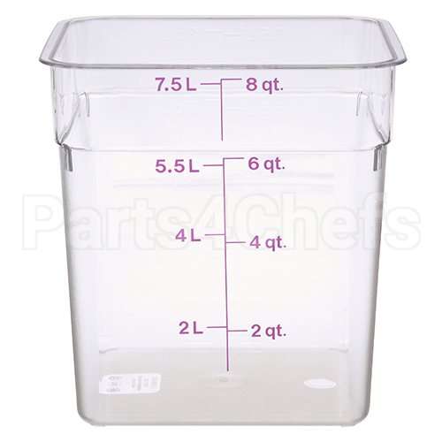 CAM8SFSCW441 Compatible Cambro 8 Qt Camsquare Container Allergen-Free Storage