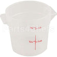 CAMRFS1PP190 Compatible Cambro Container-Soft Rd 1 Qt Semi-Clr