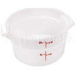 CAMRFS2148 Compatible Cambro Container8-3/16"Rd, 2 Qt, Wht