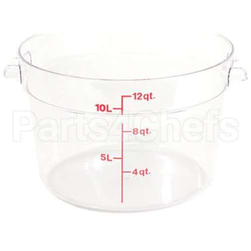 CAMRFSCW12135 Compatible Cambro Cntainer Clr Rd 12Qt-135