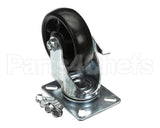 CASTOR-1 Culitek Caster W/ Brake W/ Screws