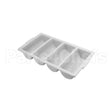CBP-4 Compatible Adcraft Tray, Flatware, 4 Comptmt, Plst