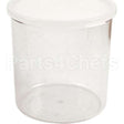 CCP27-152 Compatible Cambro Crock W/Lid 2.7 Qt -152 Clear