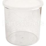 CCP27-152 Compatible Cambro Crock W/Lid 2.7 Qt -152 Clear